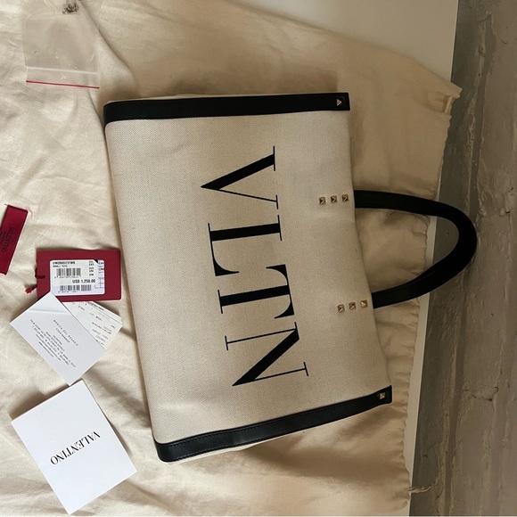 VLTN small tote. Used - Picture 3 of 11